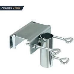 REGALI Support De Parasol, Support De Parasol, Balustrade De Balcon, Pince à Parapluie, Support Pour Jardin, Terrasse, Balcon, Balustrade -Chauffage d'extérieur Soldes 60110218 5