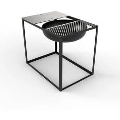 Brasero Barbecue Slide H70cm Konstantin Slawinski Noir - Noir