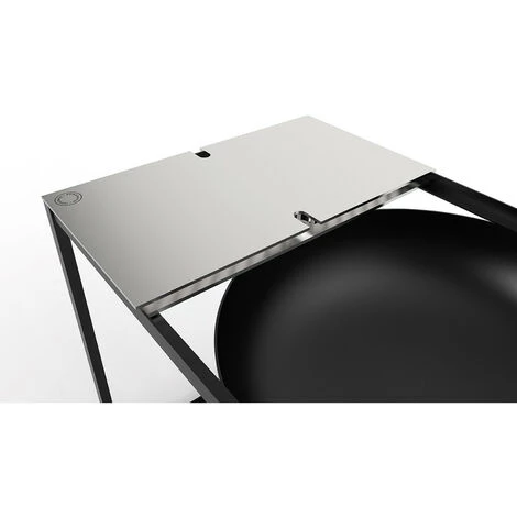 Brasero Barbecue Slide H70cm Konstantin Slawinski Noir - Noir 5 Brasero Barbecue Slide H70cm Konstantin Slawinski Noir - Noir – Image 3