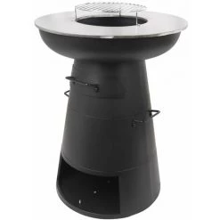 Brasero Central Park Metzli Noir/argent Ø60x83m
