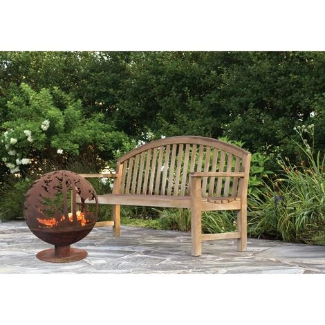 Topdeal Foyer à Coupe Laser 57,5 X 57,5 X 66 Cm Rouille FF411462_FR 4 Topdeal Foyer à Coupe Laser 57,5 X 57,5 X 66 Cm Rouille FF411462_FR – Image 2