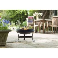 Topdeal Bol à Feu Atlanta Noir Acier 51 Cm FF411826_FR 10 Topdeal Bol à Feu Atlanta Noir Acier 51 Cm FF411826_FR -Chauffage d'extérieur Soldes 60371790 4