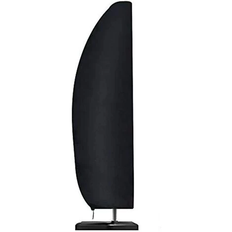 DECKON Housse De Parasol En Tissu Oxford 210D Résistante à L’eau, Au Vent, Aux UV Et Aux Déchirures Extra Large Avec Fermeture éclair Noir 265 X 40/70/50 Cm 3 DECKON Housse De Parasol En Tissu Oxford 210D Résistante à L’eau, Au Vent, Aux UV Et Aux Déchirures Extra Large Avec Fermeture éclair Noir 265 X 40/70/50 Cm