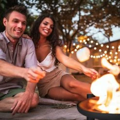 Relaxdays Brasero De Jardin, Ø 80 Cm, Bac à Feu En Acier, Tisonnier Inclus, Foyer Rond Pour La Terrasse, Noir 10 Relaxdays Brasero De Jardin, Ø 80 Cm, Bac à Feu En Acier, Tisonnier Inclus, Foyer Rond Pour La Terrasse, Noir -Chauffage d'extérieur Soldes 60563833 4