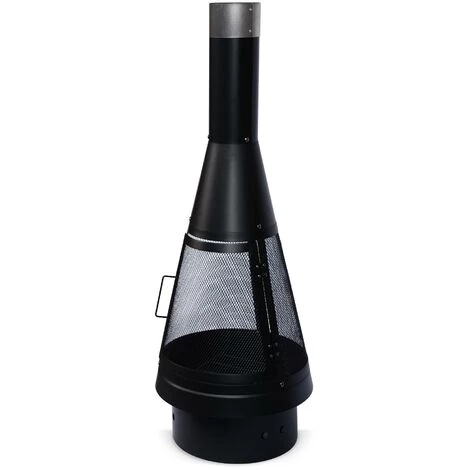 ALICE'S GARDEN Brasero - Lipari Noir - Chauffage Extérieur. Feu De Bois. Brasier - Noir 4 ALICE'S GARDEN Brasero - Lipari Noir - Chauffage Extérieur. Feu De Bois. Brasier - Noir – Image 2