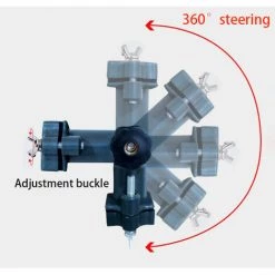 MONLY Support De Parapluie De Pêche Multifonctionnel En Plein Air, Boîte De Pêche, Connecteur De Chaise De Pêche, Support Universel -Chauffage d'extérieur Soldes 60986732 4