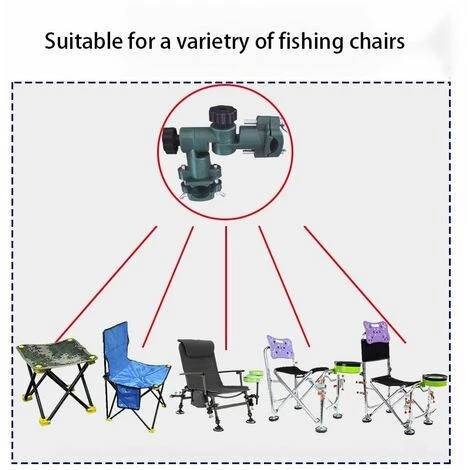 QERSTA Support De Parapluie De Pêche Multifonctionnel En Plein Air, Boîte De Pêche, Connecteur De Chaise De Pêche, Support Universel 5 QERSTA Support De Parapluie De Pêche Multifonctionnel En Plein Air, Boîte De Pêche, Connecteur De Chaise De Pêche, Support Universel – Image 3