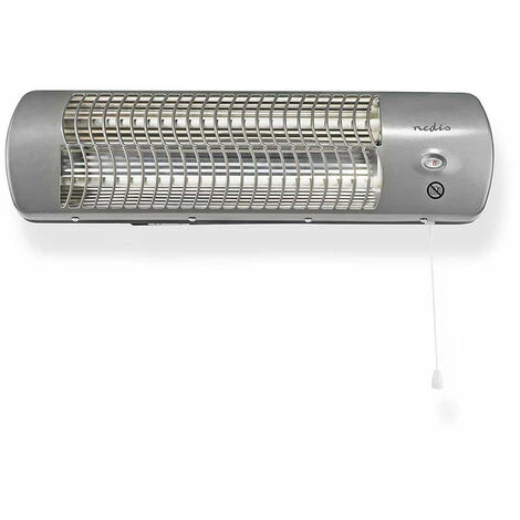 Radiateurs De Salle De Bain 1200 W Thermostat Réglable 2 Modes De Chaleur X4 Gris Nedis HTBA10GY 3 Radiateurs De Salle De Bain 1200 W Thermostat Réglable 2 Modes De Chaleur X4 Gris Nedis HTBA10GY