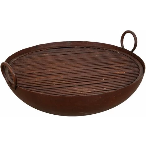 BISCOTTINI VIEUX RÉCIPIENT EN FER FORGÉ AVEC GRILLE ET PINCES 4 BISCOTTINI VIEUX RÉCIPIENT EN FER FORGÉ AVEC GRILLE ET PINCES – Image 2