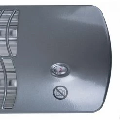 ETC-SHOP Radiateur Pour Montage Mural De 1200 Watts 2 Niveaux De Chauffe à Régler Radiateur Soufflant Radiateur Salle De Bain à Quartz, Métal Gris, Interrupteur à Tirette, L 56 Cm -Chauffage d'extérieur Soldes 61289080 5