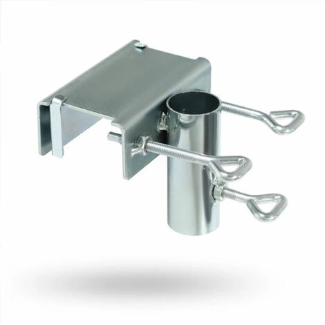 FR-LIFE Support De Parasol À Pince,BR-Vie Clip De Fixation Pour Parasol De Plage Porte-Parasol Balustrade De Balcon,Support Parasol,Pas Facile À Rouiller,pour Parasol De Balcon Pare-Soleil (Argent) 3 FR-LIFE Support De Parasol À Pince,BR-Vie Clip De Fixation Pour Parasol De Plage Porte-Parasol Balustrade De Balcon,Support Parasol,Pas Facile À Rouiller,pour Parasol De Balcon Pare-Soleil (Argent)