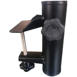 FR-LIFE BR-Vie Porte Parapluie Pour Les Rambardes De Balcon Carrées, Taille De Tube 19-38 Mm, Acier, Support, 15,5 Cm, Noir