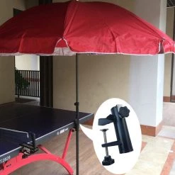 FR-LIFE BR-Vie Porte Parapluie Pour Les Rambardes De Balcon Carrées, Taille De Tube 19-38 Mm, Acier, Support, 15,5 Cm, Noir -Chauffage d'extérieur Soldes 61333485 4