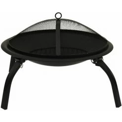 SUPERMARKET Foyer Et Barbecue Avec Tisonnier 2 En 1 56x56x49 Cm Acier 10 SUPERMARKET Foyer Et Barbecue Avec Tisonnier 2 En 1 56x56x49 Cm Acier -Chauffage d'extérieur Soldes 63649442 4