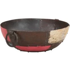 SUPERMARKET Foyer Rustique Coloré Ø 40 Cm Fer -Chauffage d'extérieur Soldes 63649840 4