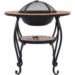 SUPERMARKET Table De Foyer Mosaïque Terre Cuite 68 Cm Céramique 11 SUPERMARKET Table De Foyer Mosaïque Terre Cuite 68 Cm Céramique -Chauffage d'extérieur Soldes 63662360 5