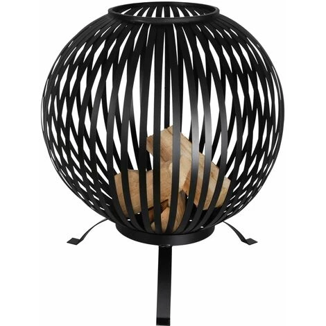 SUPERMARKET Esschert Design Balle à Feu Bandes Noir Acier Au Carbone FF400 4 SUPERMARKET Esschert Design Balle à Feu Bandes Noir Acier Au Carbone FF400 – Image 2