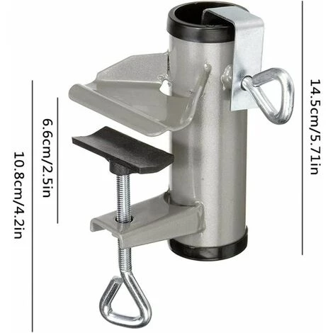SINCèREETALI Porte-parapluie De Patio - Pince De Parapluie De Balcon Robuste, Porte-parapluie, Clip Fixe Pour Patios, Chaises, Quais, Pontons, Mâts De Drapeau Et Tables De Pique-nique 4 SINCèREETALI Porte-parapluie De Patio - Pince De Parapluie De Balcon Robuste, Porte-parapluie, Clip Fixe Pour Patios, Chaises, Quais, Pontons, Mâts De Drapeau Et Tables De Pique-nique – Image 2