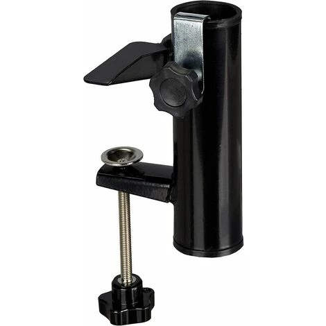 SINCèREETALI Porte-parapluie Pour Garde-corps De Balcon Carré, Taille De Tube 19-38 Mm, Acier, Support, 15,5 Cm, Noir 3 SINCèREETALI Porte-parapluie Pour Garde-corps De Balcon Carré, Taille De Tube 19-38 Mm, Acier, Support, 15,5 Cm, Noir