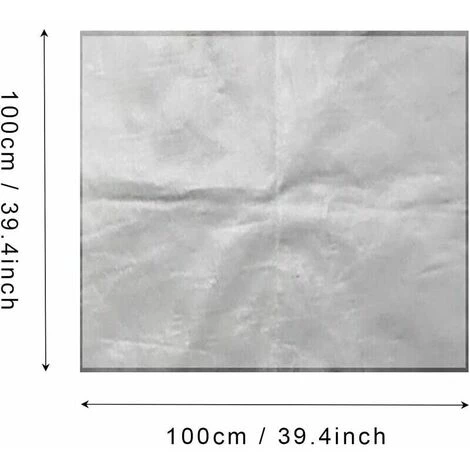 FOZIY 100cm Tapis De Barbecue RéSistant Au Feu, Tapis De Foyer Pour Terrasse Tapis Ignifuge, Résistant à La Chaleur Imperméable Coussin De Foyer à Haute TempéRature Tapis De Protection Du Sol (Gris),Fonepro 7 FOZIY 100cm Tapis De Barbecue RéSistant Au Feu, Tapis De Foyer Pour Terrasse Tapis Ignifuge, Résistant à La Chaleur Imperméable Coussin De Foyer à Haute TempéRature Tapis De Protection Du Sol (Gris),Fonepro – Image 5