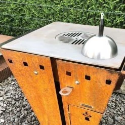 REMUNDI Cloche De Cuisson Pour Barbecue Brasero Argent - Argent -Chauffage d'extérieur Soldes 64014686 2