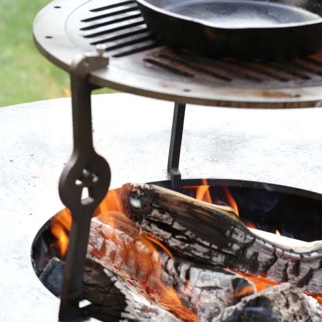 REMUNDI Réhausse De Grille Pour Barbecue Brasero 35 Cm Argent - Argent 6 REMUNDI Réhausse De Grille Pour Barbecue Brasero 35 Cm Argent - Argent – Image 4