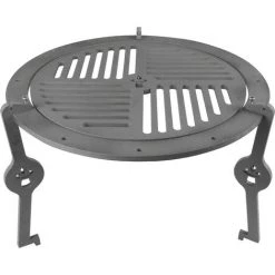 REMUNDI Réhausse De Grille Pour Barbecue Brasero 45 Cm Argent - Argent