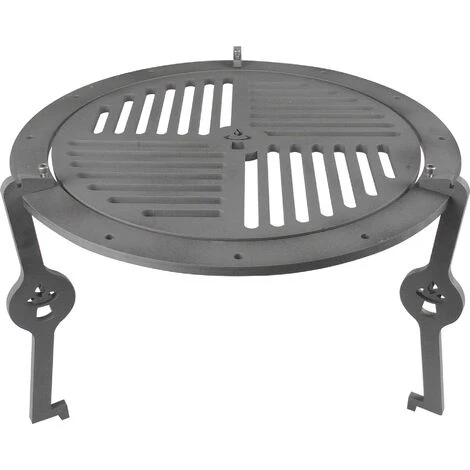 REMUNDI Réhausse De Grille Pour Barbecue Brasero 45 Cm Argent - Argent 3 REMUNDI Réhausse De Grille Pour Barbecue Brasero 45 Cm Argent - Argent