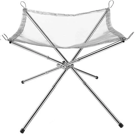 LTS FAFA Foyers Portables, Foyer De Camping Pliable En Acier Inoxydable, Cheminée En Maille D'acier Inoxydable, Foyer D'extérieur Pour L'extérieur, Patio, Camping, Bb 4 LTS FAFA Foyers Portables, Foyer De Camping Pliable En Acier Inoxydable, Cheminée En Maille D'acier Inoxydable, Foyer D'extérieur Pour L'extérieur, Patio, Camping, Bb – Image 2