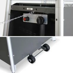 ALICE'S GARDEN Chauffage D'extérieur - Arctic 13kW Gris Foncé - Parasol Chauffant Gaz Pyramide. Design. Véritable Flamme. Roulettes Incluses - Gris Foncé 10 ALICE'S GARDEN Chauffage D'extérieur - Arctic 13kW Gris Foncé - Parasol Chauffant Gaz Pyramide. Design. Véritable Flamme. Roulettes Incluses - Gris Foncé -Chauffage d'extérieur Soldes 6429510 4