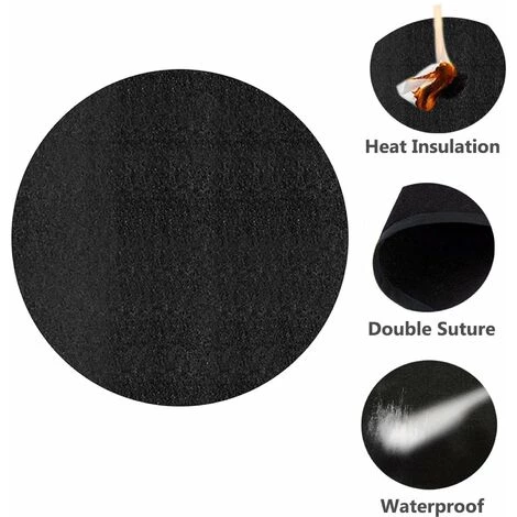 LIFCAUSAL Tapis De Protection Contre Les Incendies De 40 Pouces Tapis De Protection De Sol Pour Barbecue Tapis De Barbecue Extérieur Tapis De Pique-nique Pour Barbecue 5 LIFCAUSAL Tapis De Protection Contre Les Incendies De 40 Pouces Tapis De Protection De Sol Pour Barbecue Tapis De Barbecue Extérieur Tapis De Pique-nique Pour Barbecue – Image 3