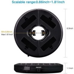 BAICCCF Support Et Accessoire Pour Parasol Chauffant De Parapluie De Terrasse 3 Modes De Luminosité Sans Fil 28 Lumières LED à 200 Lumens-4 Piles Aa, Lumière De Poteau De Parapluie Pour Parasols De Terrasse, Camping T 11 BAICCCF Support Et Accessoire Pour Parasol Chauffant De Parapluie De Terrasse 3 Modes De Luminosité Sans Fil 28 Lumières LED à 200 Lumens-4 Piles Aa, Lumière De Poteau De Parapluie Pour Parasols De Terrasse, Camping T -Chauffage d'extérieur Soldes 64659046 5