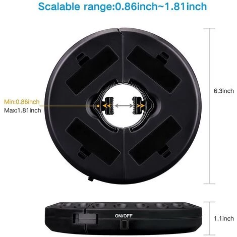 BAICCCF Support Et Accessoire Pour Parasol Chauffant De Parapluie De Terrasse 3 Modes De Luminosité Sans Fil 28 Lumières LED à 200 Lumens-4 Piles Aa, Lumière De Poteau De Parapluie Pour Parasols De Terrasse, Camping T 7 BAICCCF Support Et Accessoire Pour Parasol Chauffant De Parapluie De Terrasse 3 Modes De Luminosité Sans Fil 28 Lumières LED à 200 Lumens-4 Piles Aa, Lumière De Poteau De Parapluie Pour Parasols De Terrasse, Camping T – Image 5