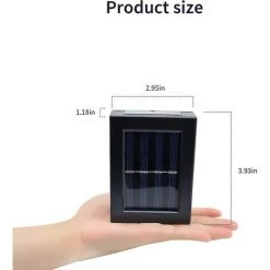 BAICCCF Support Et Accessoire Pour Parasol Chauffant New One Lampes Solaires Extérieures, Lampes De Clôture Et Décorations Extérieures Pour Appliques Murales Étanches De Patio, Convient Aux Jardins, Couloirs, Marches Et Extérieurs 11 BAICCCF Support Et Accessoire Pour Parasol Chauffant New One Lampes Solaires Extérieures, Lampes De Clôture Et Décorations Extérieures Pour Appliques Murales Étanches De Patio, Convient Aux Jardins, Couloirs, Marches Et Extérieurs -Chauffage d'extérieur Soldes 64659053 5