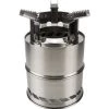 HEGUYEY Poêle à Bois Pliable, Rechaud A Bois, Portable Petit Réchaud De Camping En Acier Inoxydable Pour Barbecue Randonnée Camping Pique-Nique Cuisine De Plein Air 1 HEGUYEY Poêle à Bois Pliable, Rechaud A Bois, Portable Petit Réchaud De Camping En Acier Inoxydable Pour Barbecue Randonnée Camping Pique-Nique Cuisine De Plein Air -Chauffage d'extérieur Soldes 65043548 1