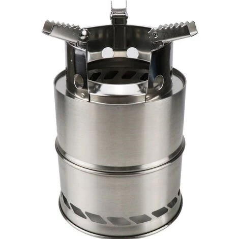 HEGUYEY Poêle à Bois Pliable, Rechaud A Bois, Portable Petit Réchaud De Camping En Acier Inoxydable Pour Barbecue Randonnée Camping Pique-Nique Cuisine De Plein Air 3 HEGUYEY Poêle à Bois Pliable, Rechaud A Bois, Portable Petit Réchaud De Camping En Acier Inoxydable Pour Barbecue Randonnée Camping Pique-Nique Cuisine De Plein Air