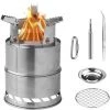 MONLY Réchaud De Camping, Poêle à Bois Portatif, Poêle à Bois Extérieur De Pique-Nique Dacier Inoxydable Camping Coupe-Vent Pour Le Camping De Pique-Nique En Plein Air 1 MONLY Réchaud De Camping, Poêle à Bois Portatif, Poêle à Bois Extérieur De Pique-Nique Dacier Inoxydable Camping Coupe-Vent Pour Le Camping De Pique-Nique En Plein Air -Chauffage d'extérieur Soldes 65176994 1