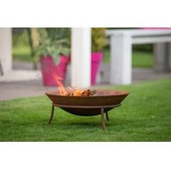 L'FLANEUR RedFire Foyer Tulsa Rouille Acier Maison & Jardin ANEUR 9 L'FLANEUR RedFire Foyer Tulsa Rouille Acier Maison & Jardin ANEUR -Chauffage d'extérieur Soldes 65357159 3