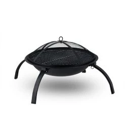 Relaxdays Brasero, Grille Pour La Viande Et Au Dessus Du Bois, Avec Sac, 55,5 Cm, Tisonnier, Jardins, Terrasses, Noir 8 Relaxdays Brasero, Grille Pour La Viande Et Au Dessus Du Bois, Avec Sac, 55,5 Cm, Tisonnier, Jardins, Terrasses, Noir -Chauffage d'extérieur Soldes 65722137 2