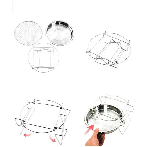 YIDOMDE Foyers Et Braséros Fire Pit FirePit Poêle Pliante Camping Camping Portable Camping Un Barbecue Barbecue En Acier Inoxydable Barbecue En Acier Inoxydable Extérieure Pique-nique Pique-nique Outil,Style C 4 YIDOMDE Foyers Et Braséros Fire Pit FirePit Poêle Pliante Camping Camping Portable Camping Un Barbecue Barbecue En Acier Inoxydable Barbecue En Acier Inoxydable Extérieure Pique-nique Pique-nique Outil,Style C – Image 2