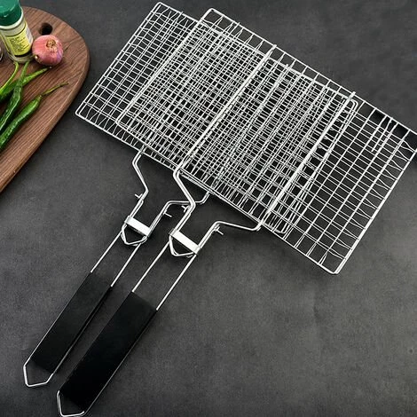 YIDOMDE Barbecue Mesh En Acier Inoxydable Grill Net Gril Doublures En Maille Rack Grille De Grille Pour Le Camping Barbecue Extérieure Cuisine De Pique- Large 3 YIDOMDE Barbecue Mesh En Acier Inoxydable Grill Net Gril Doublures En Maille Rack Grille De Grille Pour Le Camping Barbecue Extérieure Cuisine De Pique- Large