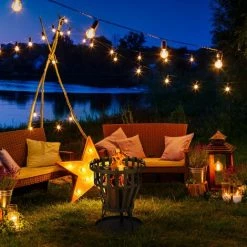 Relaxdays Brasero, Avec Plaque De Fond, Tisonnier Inclus, Acier, HxD : 50x40 Cm, Panier à Feu Jardin & Terrasse, Noir 9 Relaxdays Brasero, Avec Plaque De Fond, Tisonnier Inclus, Acier, HxD : 50x40 Cm, Panier à Feu Jardin & Terrasse, Noir -Chauffage d'extérieur Soldes 66087118 3