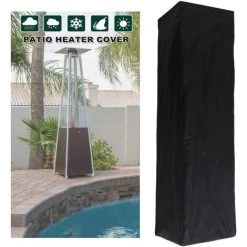 MèREÉTERNEL Housse De Chauffage De Terrasse, Housse De Protection Contre La Poussière Pour Parasol Et Chauffage, Extérieur De Jardin, Auvent Impermé Able Et Respirant, Protection En Tissu Pour Jardin Ternel -Chauffage d'extérieur Soldes 66174263 4