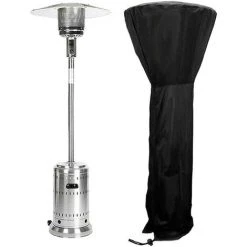 Housse Pour Parasol Chauffant En 210D Oxford Imperméable 226x85x48cm,Couverture De Chauffage Patio,Bache De Protection Pour Chauffage De Terrasse Extérieur Anti-Poussière/Vent (226x 85x 48cm) -Adélala