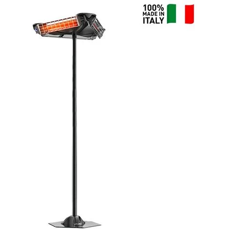 MO-EL Chauffage Infrarouge Triple 1200W Sur Poteau Extérieur Intérieur Girosole 4 MO-EL Chauffage Infrarouge Triple 1200W Sur Poteau Extérieur Intérieur Girosole – Image 2