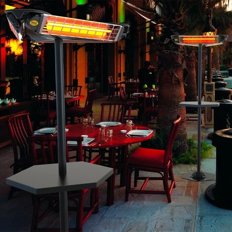 MO-EL Chauffage Infrarouge Triple 1200W Sur Poteau Extérieur Intérieur Girosole 5 MO-EL Chauffage Infrarouge Triple 1200W Sur Poteau Extérieur Intérieur Girosole – Image 3