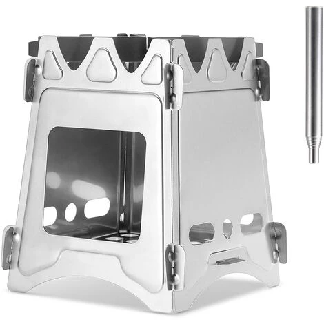 HAPPYSHOPPING WS009M Réchaud à Cartes En Acier Inoxydable Moyen Sac En Tissu Noir Auto-adhésif Sac 20 * 20 + Tube De Feu Soufflant 4 HAPPYSHOPPING WS009M Réchaud à Cartes En Acier Inoxydable Moyen Sac En Tissu Noir Auto-adhésif Sac 20 * 20 + Tube De Feu Soufflant – Image 2