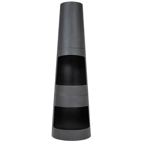 Cheminée De Jardin Skyline 150 Cm. Noir. Marque : Buschbeck. Réf. : 140788 - Noir 3 Cheminée De Jardin Skyline 150 Cm. Noir. Marque : Buschbeck. Réf. : 140788 - Noir
