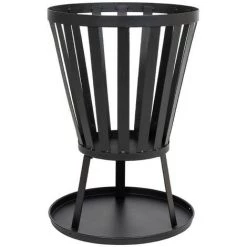 Brasero Oregon Avec Récepteur Cendres. Noir. Marque : Buschbeck. Réf. : 980001 - Noir