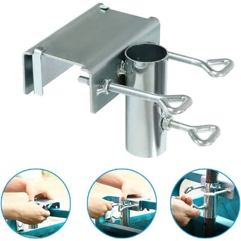 OCXIN Support De Parasol Balustrade De Balcon, Support De Parasol De Balcon Peu Encombrant, Pince De Support De Parapluie Pince De Fixation De Parapluie De Jardin Pour Parapluies 5 OCXIN Support De Parasol Balustrade De Balcon, Support De Parasol De Balcon Peu Encombrant, Pince De Support De Parapluie Pince De Fixation De Parapluie De Jardin Pour Parapluies – Image 3